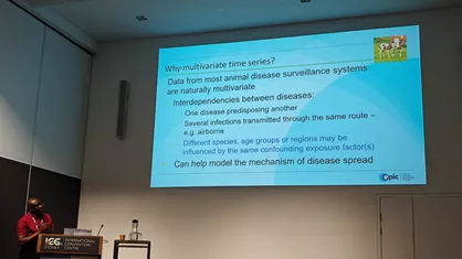 Jude Eze presenting at ISVEE17
