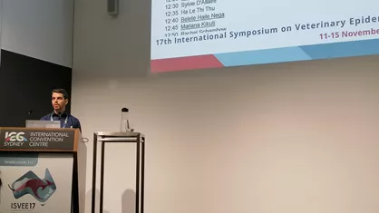 Gianluigi presenting at ISVEE17